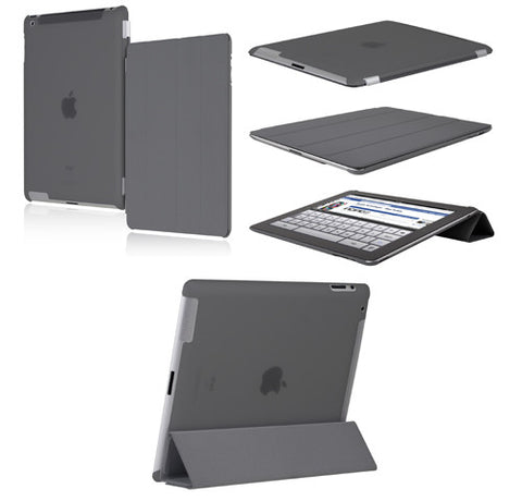 Smart Feather for iPad 3 - Translucent Mercury