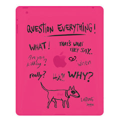 Slim Protective Cases for iPad 3 - Question Everything Pink