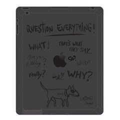 Slim Protective Cases for iPad 3 - Question Everything Black