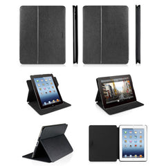 SHELLSTAND3 Rotating Folio Cases for iPad 3 - Black